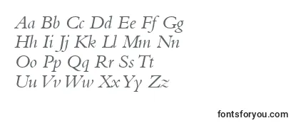BemboItalic-fontti