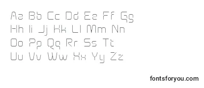 Aunchanted Xspace Thin Font