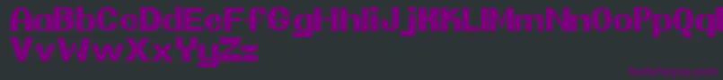 Pretendo Font – Purple Fonts on Black Background