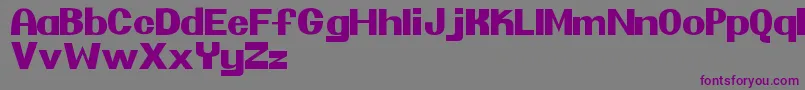 Pretendo Font – Purple Fonts on Gray Background