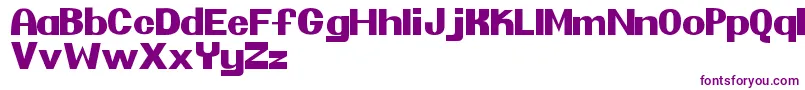 Pretendo Font – Purple Fonts on White Background
