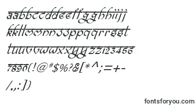  BitlingravishItalic font
