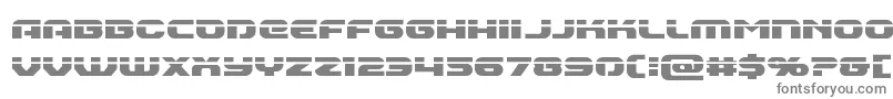 フォントAnnapolislaser – 白い背景に灰色の文字