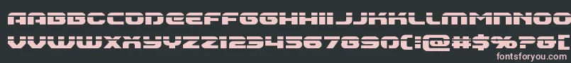 Annapolislaser Font – Pink Fonts on Black Background