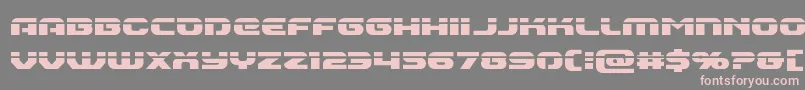 Annapolislaser Font – Pink Fonts on Gray Background