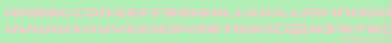 Annapolislaser Font – Pink Fonts on Green Background