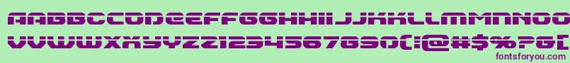 Annapolislaser Font – Purple Fonts on Green Background