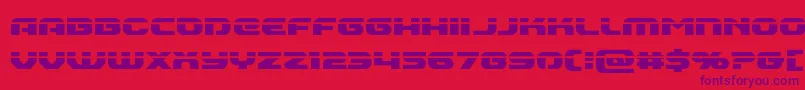 Annapolislaser Font – Purple Fonts on Red Background