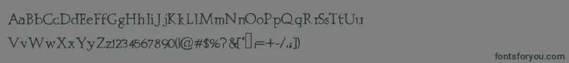 Подробнее о шрифте Prestiniapro Шрифт Prestiniapro – чёрные шрифты на сером фоне