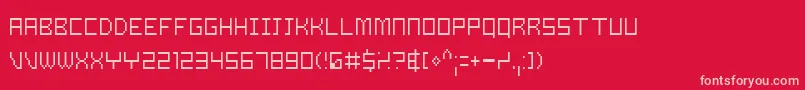 Подробнее о шрифте Samsl Шрифт Samsl – розовые шрифты на красном фоне