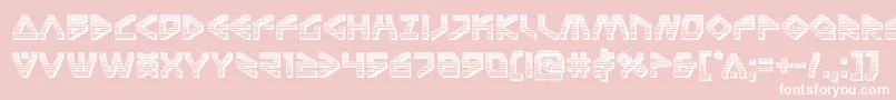 Terrafirmachrome Font – White Fonts on Pink Background