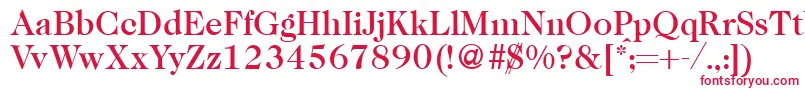 Шрифт Caslon335mediumRegular – красные шрифты