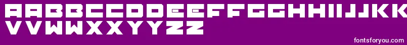 fuente Trtl – Fuentes Blancas Sobre Fondo Morado