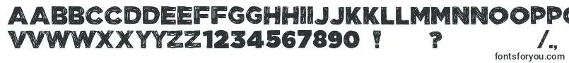 Шрифт ManhattanHandBoldAllCaps – шрифты для Google Chrome