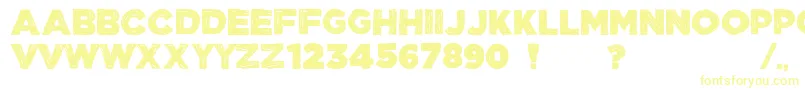 ManhattanHandBoldAllCaps Font – Yellow Fonts