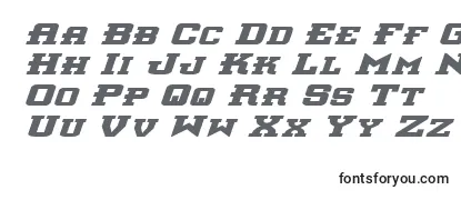 InterceptorBoldExpitalic Font