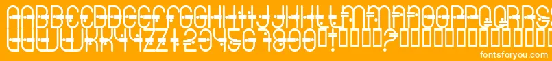 Colonialviper Font – White Fonts on Orange Background