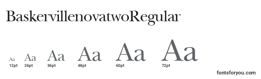 BaskervillenovatwoRegular Font Sizes