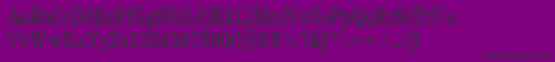 SchoolPlain.001.00175nh-fontti – mustat fontit violetilla taustalla