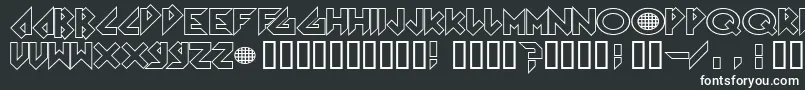Saiba mais sobre a fonte Arkanoid Fonte Arkanoid – fontes brancas em um fundo preto