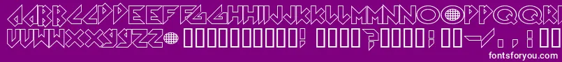 En savoir plus sur la police Arkanoid Police Arkanoid – polices blanches sur fond violet