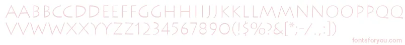 LithosExtralight Font – Pink Fonts