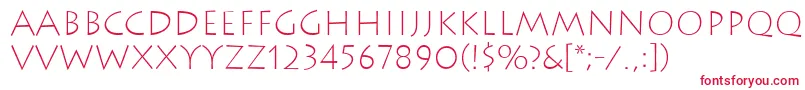 LithosExtralight Font – Red Fonts