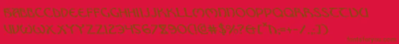 Lisätietoja Brinathynl-fontista Brinathynl-fontti – ruskeat fontit punaisella taustalla