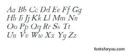 CasablancaantiqueItalic Font