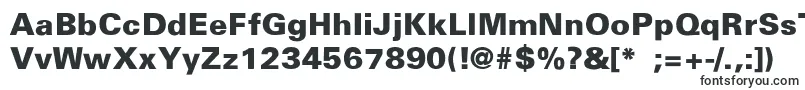UniversBlackThin Font – Lowercase Fonts