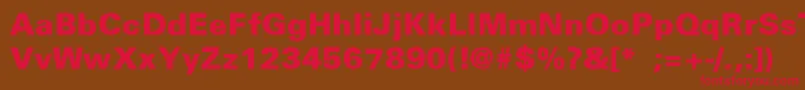 More about UniversBlackThin Font UniversBlackThin Font – Red Fonts on Brown Background