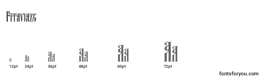 sizes of fitavjazc font, fitavjazc sizes