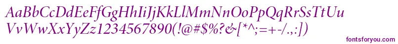 MinionproMediumitdisp Font – Purple Fonts