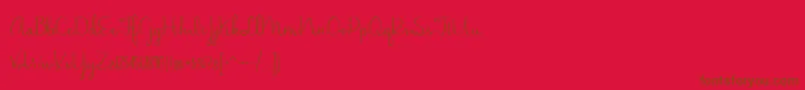 Lisätietoja JasmineReminiscentse-fontista JasmineReminiscentse-fontti – ruskeat fontit punaisella taustalla