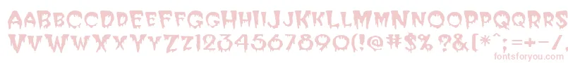 PhilipRegular Font – Pink Fonts on White Background