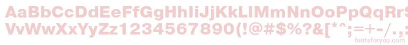 Шрифт PragmaticaExtrabold – розовые шрифты