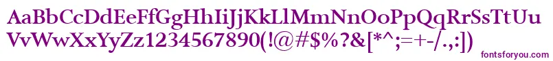 IsoldeBold Font – Purple Fonts on White Background