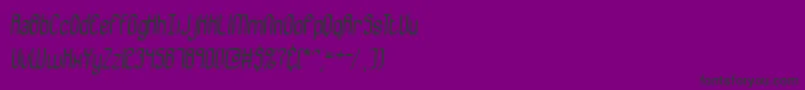 BewilderBrk Font – Black Fonts on Purple Background