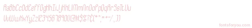 BewilderBrk Font – Pink Fonts on White Background