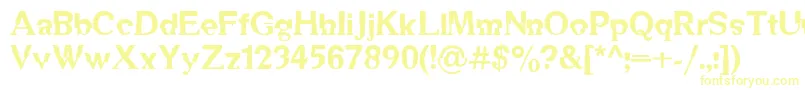 DsMechanicalBold Font – Yellow Fonts