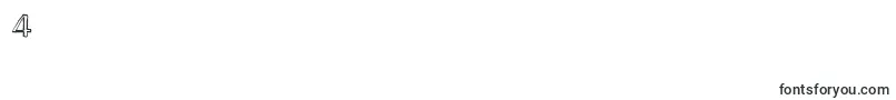 フォントJugglingoose – フォント数字4