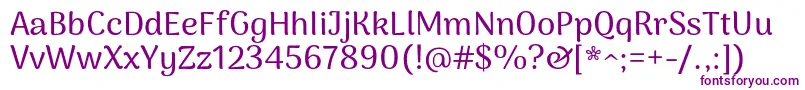 ArimakoshiMedium Font – Purple Fonts on White Background