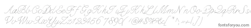 フォントBdmarseille – 白い背景に灰色の文字