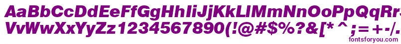 Swiss721BlackItalicBt Font – Purple Fonts