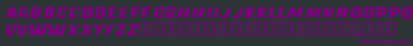 Redcfm Font – Purple Fonts on Black Background