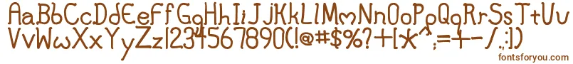 MaryJane Font – Brown Fonts