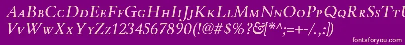 More about WinthorpescItalic Font WinthorpescItalic Font – Pink Fonts on Purple Background