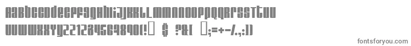 Glare Font – Gray Fonts on White Background