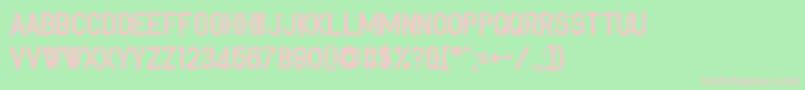 Toreadore Font – Pink Fonts on Green Background
