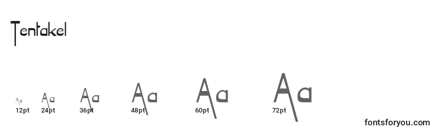 Tentakel Font Sizes